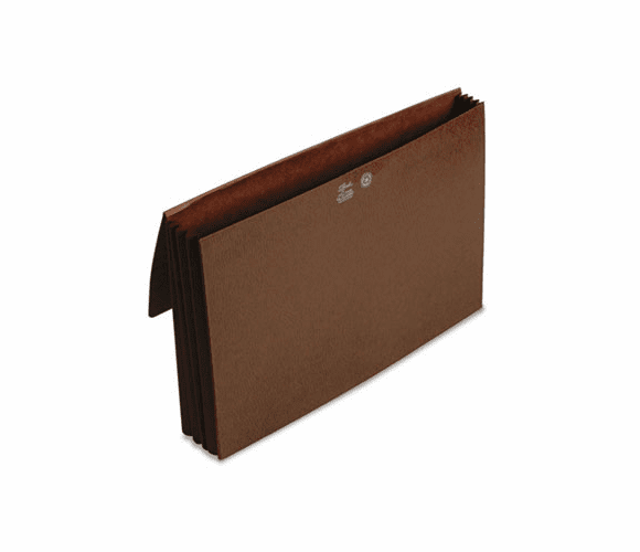 SMD71456 3 1/2 Inch Expansion Wallets with Tyvek, Legal, Leather-Like Redrope By SMEAD MANUFACTURING CO.