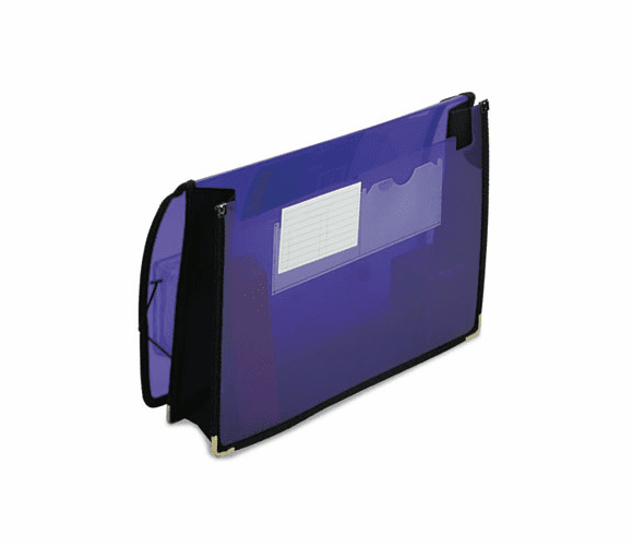 SMD71952 2 1/4 Inch Expansion Wallet, Poly, Letter, Translucent Purple By SMEAD MANUFACTURING CO.