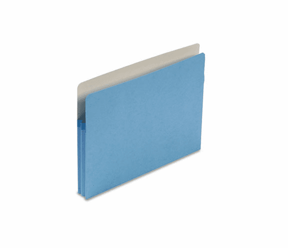 SMD73215 1 3/4 Inch Expansion Colored File Pocket, Straight Tab, Letter, Blue By SMEAD MANUFACTURING CO.