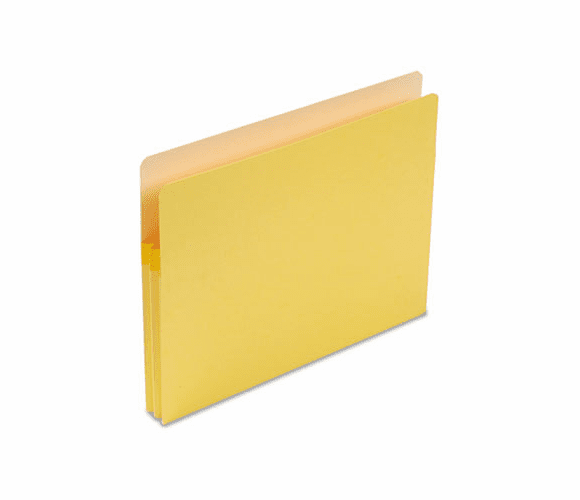 SMD73223 1 3/4 Inch Expansion Colored File Pocket, Straight Tab, Letter, Yellow By SMEAD MANUFACTURING CO.