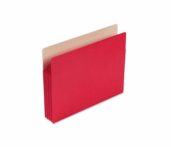 SMD73231 3 1/2 Inch Expansion Colored File Pocket, Straight Tab, Letter, Red By SMEAD MANUFACTURING CO.