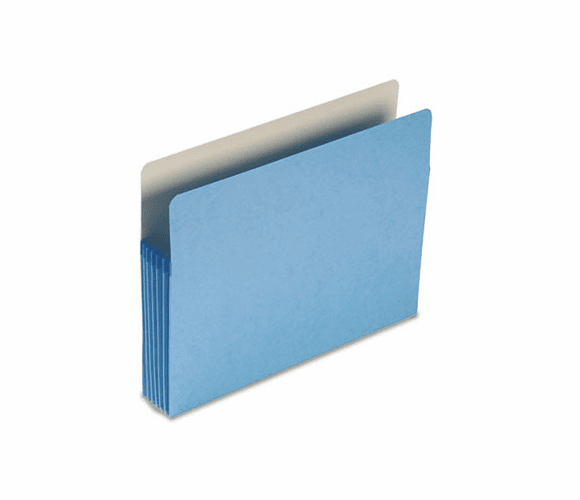 SMD73235 5 1/4 Inch Expansion Colored File Pocket, Straight Tab, Letter, Blue By SMEAD MANUFACTURING CO.