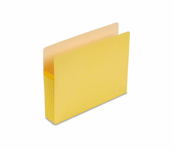 SMD73243 5 1/4 Inch Expansion Colored File Pocket, Straight Tab, Letter, Yellow By SMEAD MANUFACTURING CO.