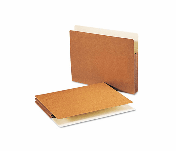 SMD73254 1 3/4 Inch Expansion File Pocket, Straight Tab, Letter, Manila/Redrope, 25/Box By SMEAD MANUFACTURING CO.