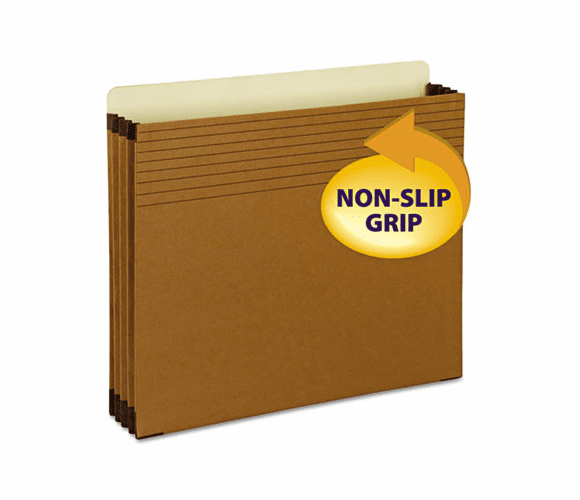 SMD73280 Easy Grip File Pocket, Letter, 3 1/2" Exp, Redrope, 25/PK By SMEAD MANUFACTURING CO.