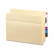 SMD73720 End-Tab Pockets with 5 1/4 Inch Expansion, Letter, Poly, Manila, 4/Box By SMEAD MANUFACTURING CO.
