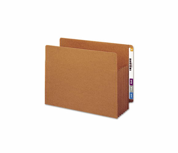 SMD73790 5 1/4 Inch Expansion File TUFF Pockets, Straight Tab, Letter, Redrope, 10/Box By SMEAD MANUFACTURING CO.