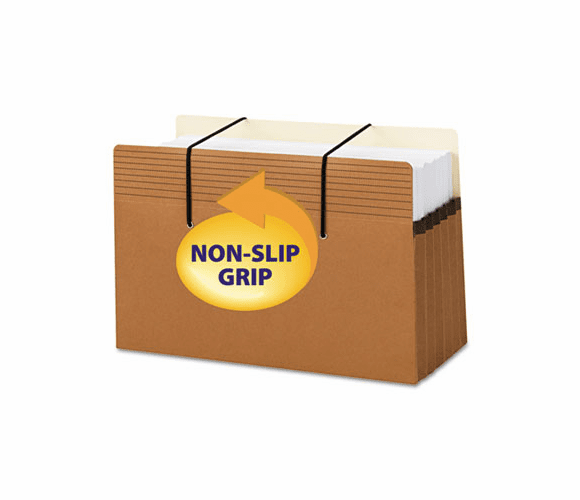 SMD74222 Secure Pocket, Redrope, 5 1/4 Inch Expansion, Legal, 10/Box By SMEAD MANUFACTURING CO.
