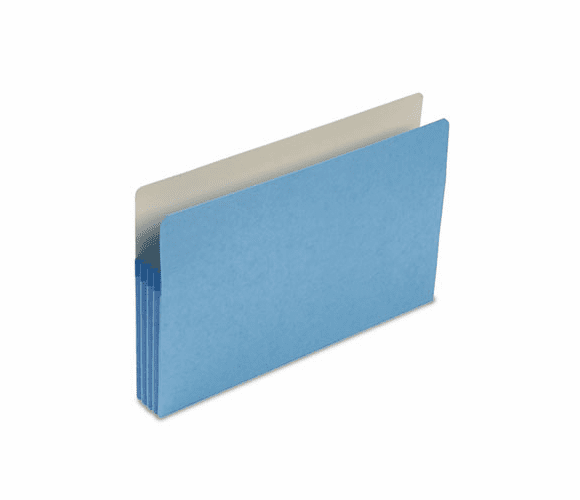 SMD74225 3 1/2 Inch Expansion Colored File Pocket, Straight Tab, Legal, Blue By SMEAD MANUFACTURING CO.