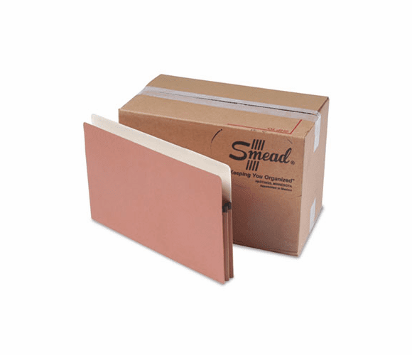 SMD74800 1 3/4 Inch Expansion File Pockets, Straight Tab, Legal, Manila/Redrope, 50/Box By SMEAD MANUFACTURING CO.