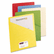 SMD75425 Slash Pocket Folders, Letter, 11 Point, Blue/Green/Manila/Red/Yellow, 25/Pack By SMEAD MANUFACTURING CO.