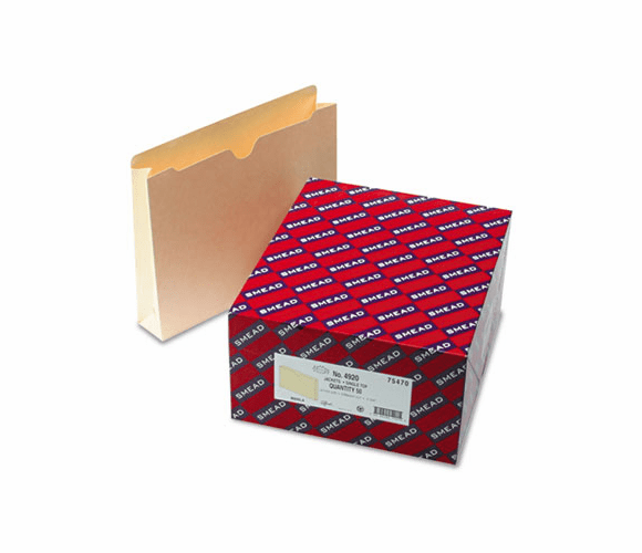 SMD75470 File Jackets with Two Inch Expansion, Letter, 11 Point Manila, 50/Box By SMEAD MANUFACTURING CO.