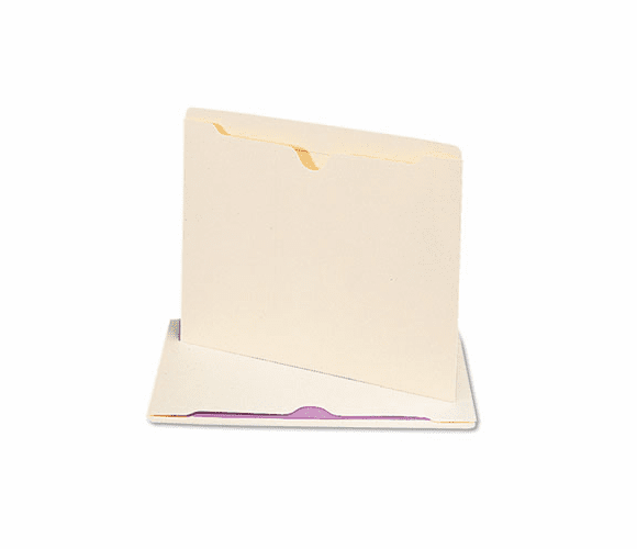 SMD75500 File Jackets with Double-Ply Tab, Letter, 11 Point Manila, 100/Box By SMEAD MANUFACTURING CO.