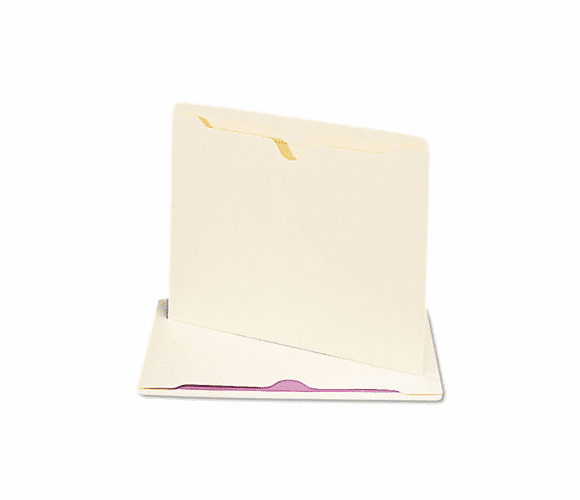 SMD75604 Recycled Top Tab Flat File Jacket, Letter, Manila, 100/Box By SMEAD MANUFACTURING CO.