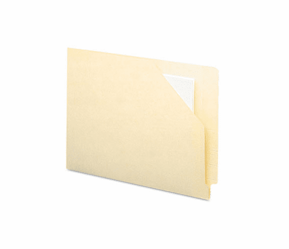 SMD75715 Antimicrobial End Tab File Jackets, Letter, 11 Point Manila, 100/Box By SMEAD MANUFACTURING CO.