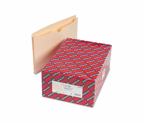 SMD76470 File Jackets with Two Inch Expansion, Legal, 11 Point Manila, 50/Box By SMEAD MANUFACTURING CO.