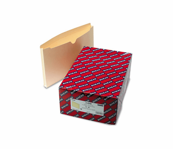 SMD76520 File Jackets, Double-Ply Top, One Inch Expansion, Legal, 11 Point Manila, 50/Box By SMEAD MANUFACTURING CO.