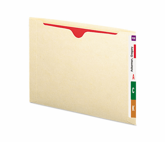 SMD76530 Recycled End Tab Flat File Jacket, Letter, Manila, 50/Box By SMEAD MANUFACTURING CO.