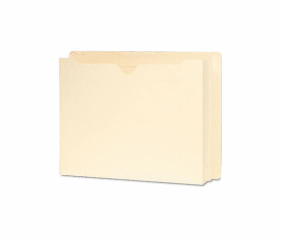 SMD76910 End Tab File Jacket, Two Inch Expansion, 12 3/8 x 9 1/2, 14 Point Manila, 25/Box By SMEAD MANUFACTURING CO.