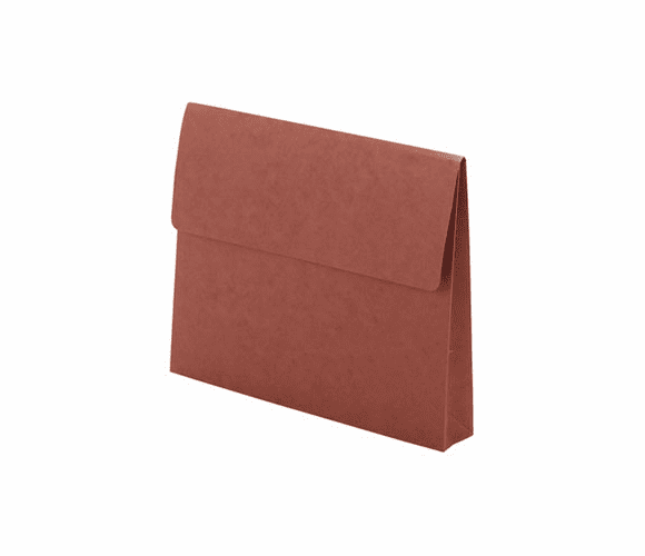 SMD77142 Two Inch Expansion Wallet with Velcro, Letter, Redrope By SMEAD MANUFACTURING CO.