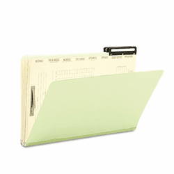 SMD78208 Pressboard Mortgage File Folder with Dividers & Metal Tab, Legal, Green, 10/Box By SMEAD MANUFACTURING CO.