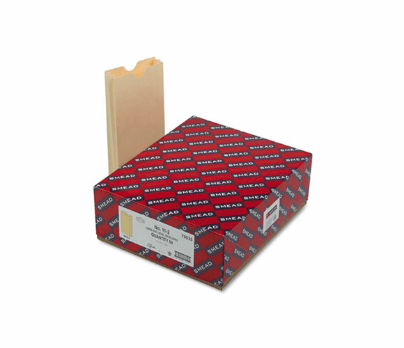 SMD79035 Expanding Legal Envelope, Recycled, Open End, 4 1/4 x 10 x 2, Manila, 50/Box By SMEAD MANUFACTURING CO.