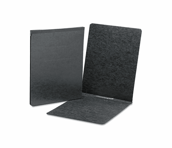 SMD81125 End Opening Pressboard Report Cover, Prong Fastener, Letter, Black By SMEAD MANUFACTURING CO.