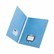 SMD88052 Paper Two-Pocket Portfolio, Tang Clip, Letter, 1/2" Capacity, Blue, 25/Box By SMEAD MANUFACTURING CO.