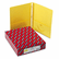 SMD88062 Paper Two-Pocket Portfolio, Tang Clip, Letter, 1/2" Capacity, Yellow, 25/Box By SMEAD MANUFACTURING CO.