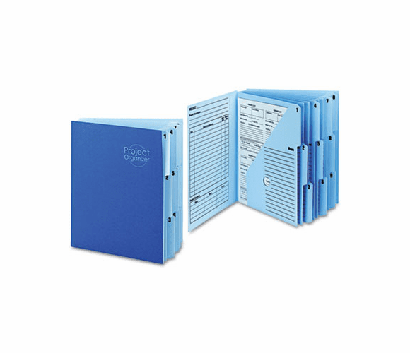 SMD89200 Project Organizer Expanding File, 10 Pockets, Lake/Navy Blue By SMEAD MANUFACTURING CO.