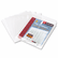 SMD89670 Top-Load Envelopes, 1 1/4 Inch Expansion, Jacket, Letter, Poly, Clear, 5/Pack By SMEAD MANUFACTURING CO.