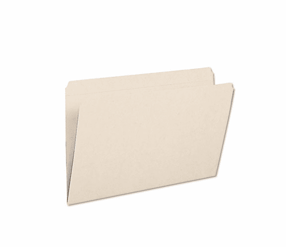 SMDF2150CGY2K13 Top Tab Fastener File Folder, 11 Point Paperboard, Straight Cut, Gray, 50/Box By SMEAD MANUFACTURING CO.