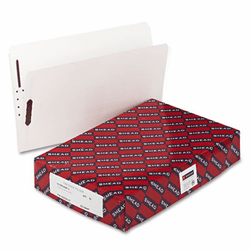 SMDF2150CW2K13 Top Tab Fastener File Folder, 11 Point Paperboard, Straight Cut, White, 50/Box By SMEAD MANUFACTURING CO.