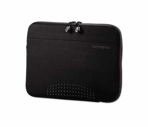 SML433181041 10.1" Aramon Laptop Sleeve, Neoprene, 11 x 1 x 8-1/2, Black By SAMSONITE CORP/LUGGAGE DIV