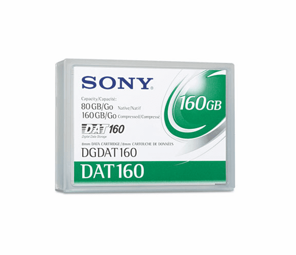SONDGDAT160 8 mm DAT 160 Cartridge, 154m, 80GB Native/160GB Compressed Capacity By SONY ELECTRONICS, INC.