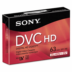 SONDVM63HDR High Definition DVC Camcorder Videotape Cassette, 63 Minutes By SONY ELECTRONICS, INC.