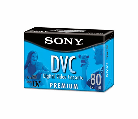 SONDVM80PRL Premium Grade Digital DVC Videotape Cassette, 80 Minutes By SONY ELECTRONICS, INC.