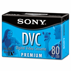 SONDVM80PRL Premium Grade Digital DVC Videotape Cassette, 80 Minutes By SONY ELECTRONICS, INC.