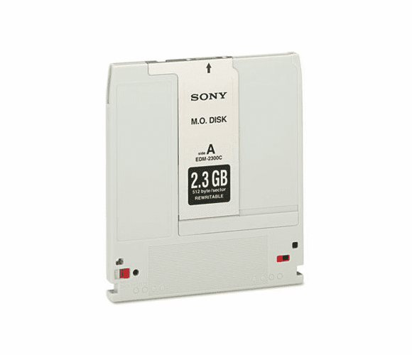 SONEDM2300 Magneto Optical Disk, 5.25", 2.3GB, 512 Bytes/Sector, Rewritable By SONY ELECTRONICS, INC.
