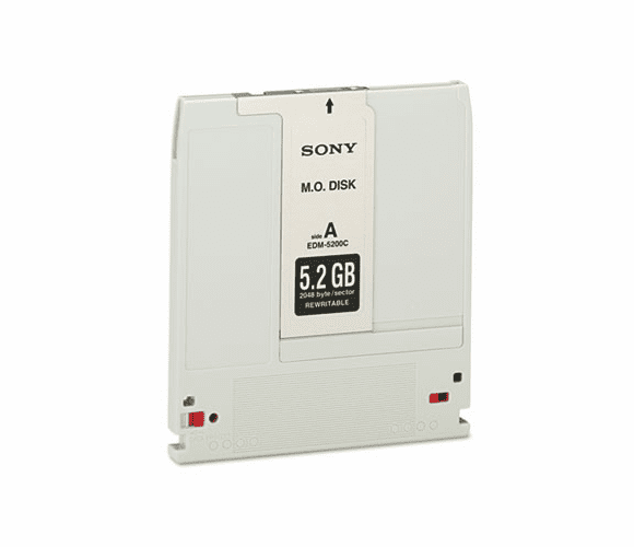 SONEDM5200 Magneto Optical Disk, 5.25", 5.2GB, 2,048 Bytes/Sector, Rewritable By SONY ELECTRONICS, INC.