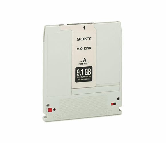 SONEDM9100 Magneto Optical Disk, 9.1GB, Rewritable, 4,096 Bytes/Sector By SONY ELECTRONICS, INC.
