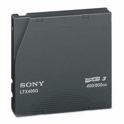 SONLTX400 1/2" Ultrium LTO-3 Cartridge, 2200ft, 400GB Native/800GB Compressed Capacity By SONY ELECTRONICS, INC.