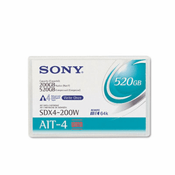 SONSDX4200C 8 mm AIT-4 Cartridge, Native/200GB Compressed Capacity By SONY ELECTRONICS, INC.