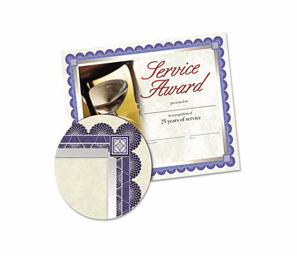 SOUCT1 Foil-Enhanced Certificates w/CD, 8-1/2 x 11, Silver Border, 15/Pack By SOUTHWORTH CO.