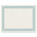 SOUCT3R Parchment Certificates, Ivory w/Grn-Blue Border, 24 lbs., 8-1/2 x 11, 25/Pack By SOUTHWORTH CO.
