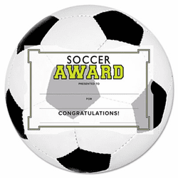 SOUMSK5 Motivations Soccer Sports Certificate Award Kit and Holder, 8.5 X 5.5, 10/pk By SOUTHWORTH CO.