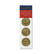 SOUS3 Gold Foil Certificate Seals, Medallion, Embossed, Foil, 12/Pack By SOUTHWORTH CO.