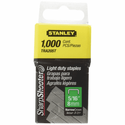 Stanley TRA205T 1,000 Units 5/16-Inch Light Duty Staples