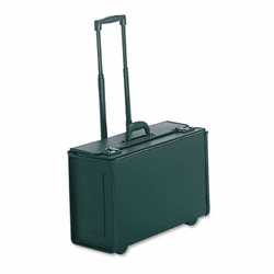 STB251622BLK Tufide Wheeled Catalog Case, Vinyl, 22-1/4 x 13-1/2, Black By STEBCO PRODUCTS