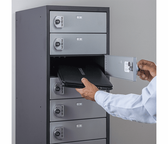 STL17-151834 Standard Laptop Locker (7 Doors) By Precision Locker